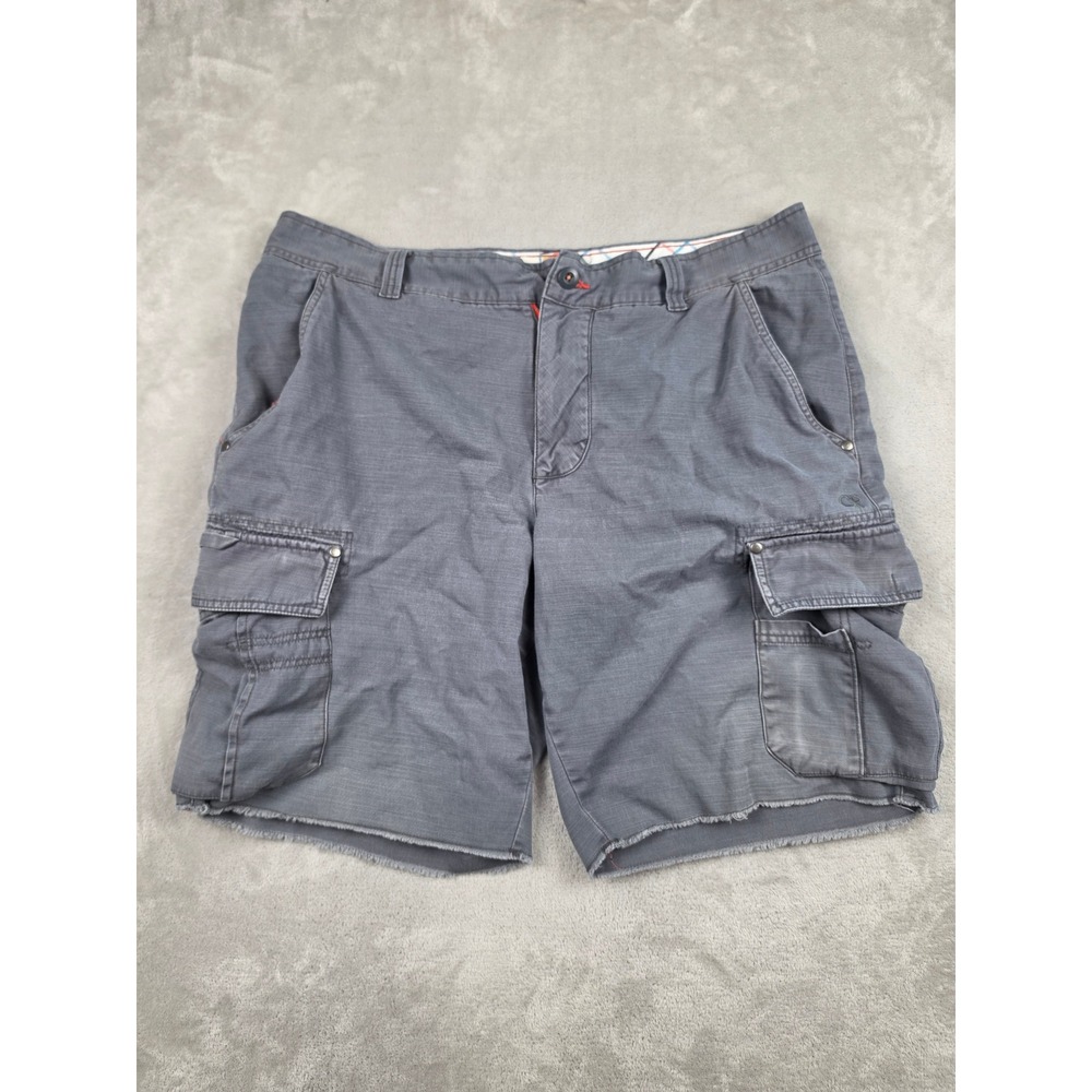 Vintage OP Ocean Pacific Cargo Shorts Mens 40 Fit 41 Grey Utility Y2K *Read